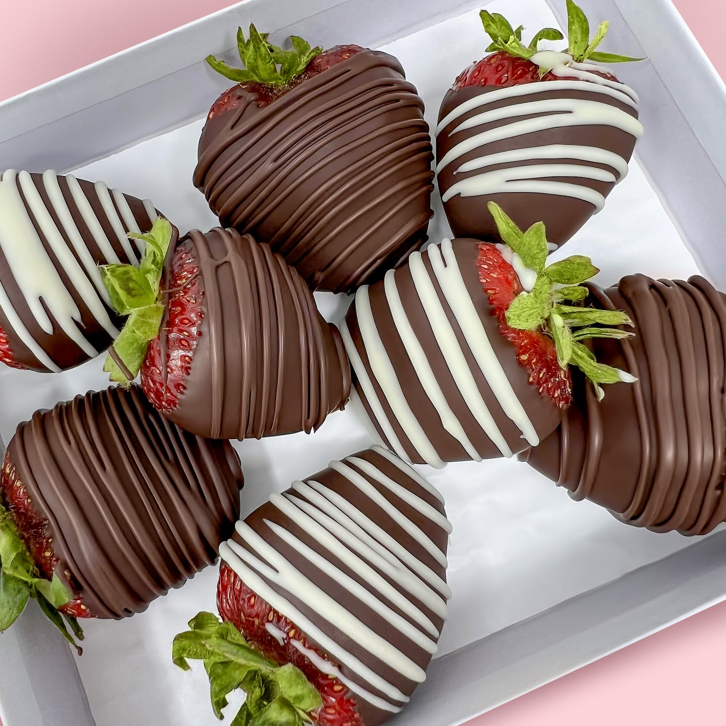 DARK CHOCOLATE COVERED STRAWBERRIES