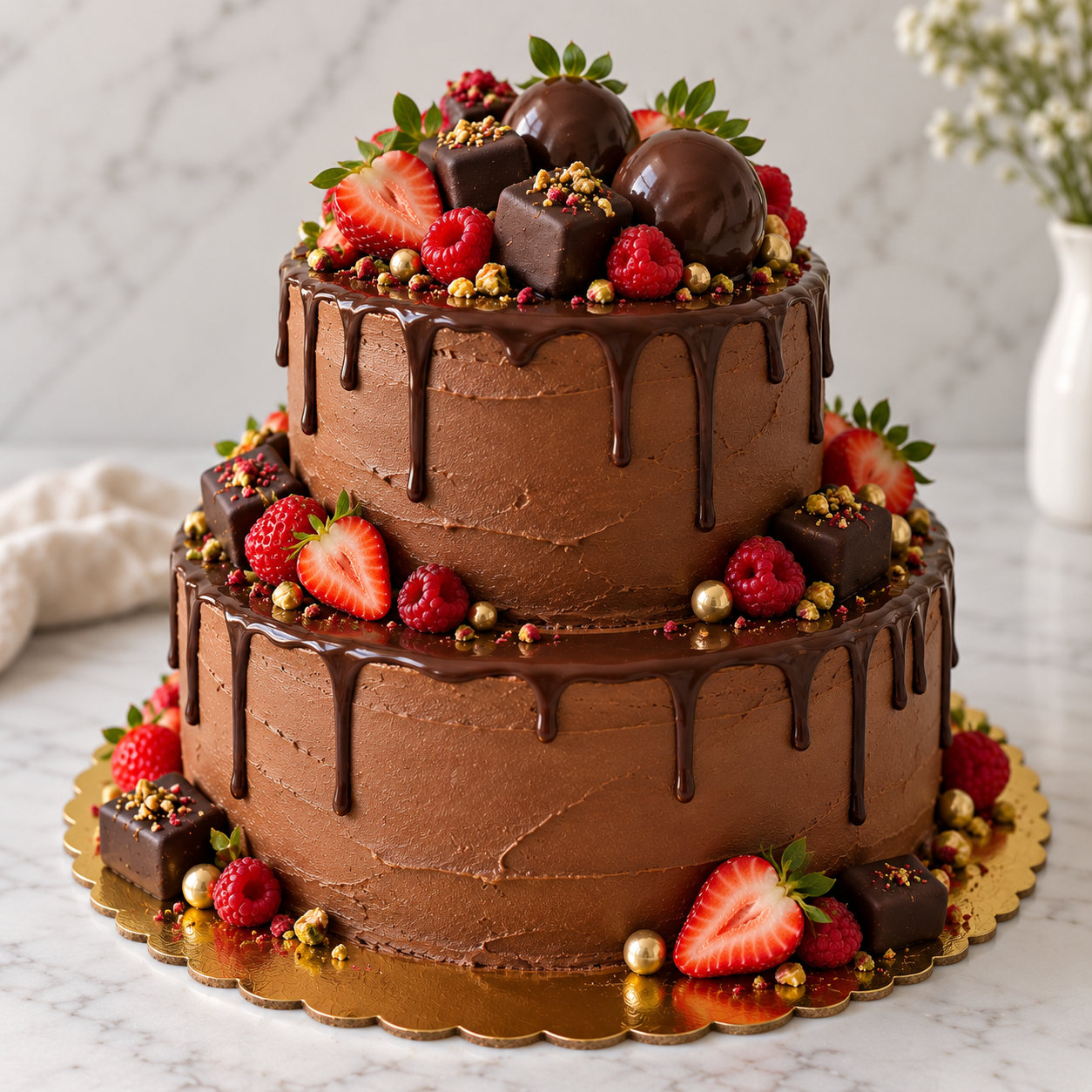 SIGNATURE BELGIAN CHOCOLATE CAKE
