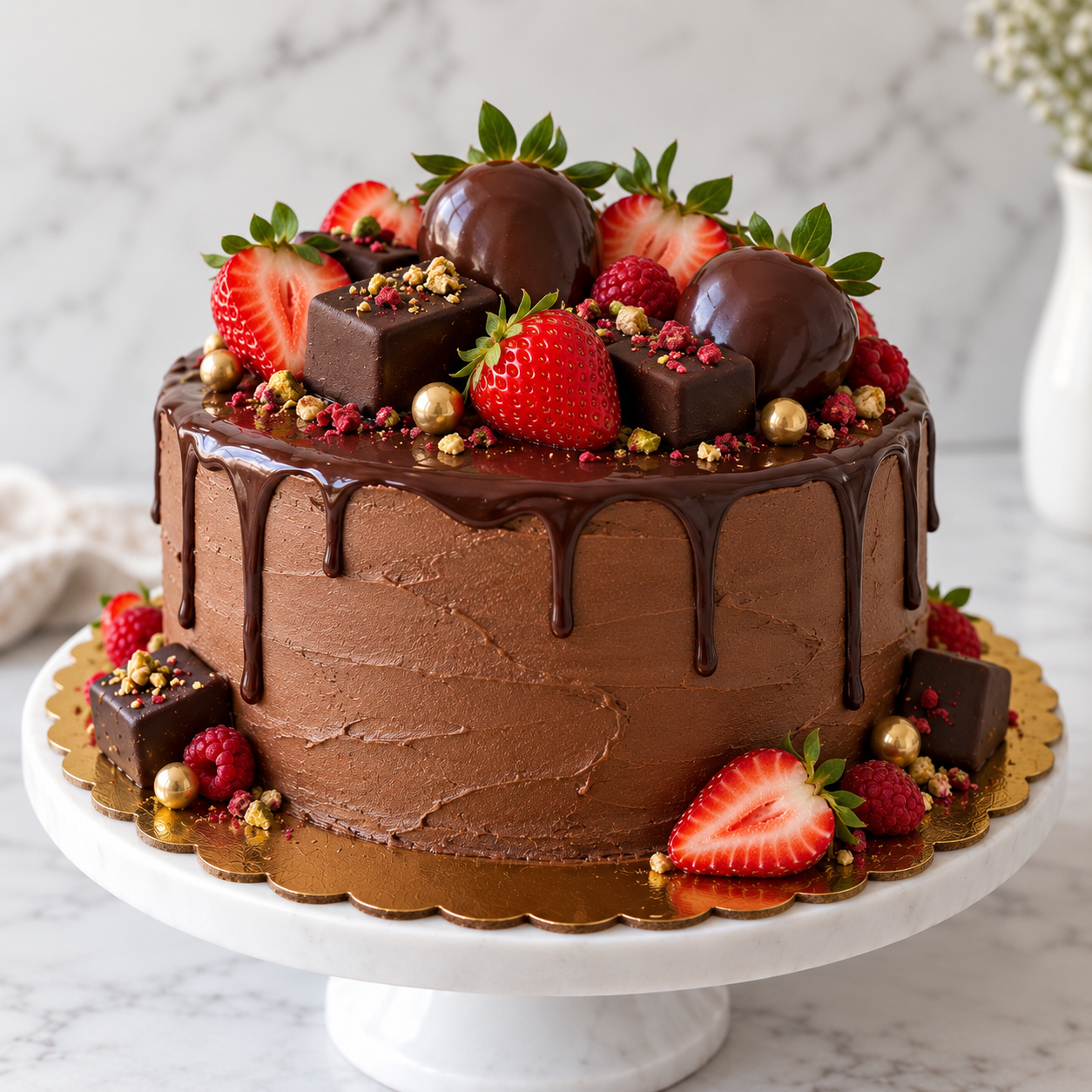 SIGNATURE BELGIAN CHOCOLATE CAKE